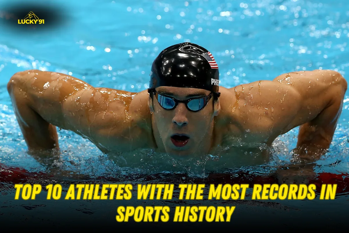 Top 10 Athletes with the Most Records in Sports History

