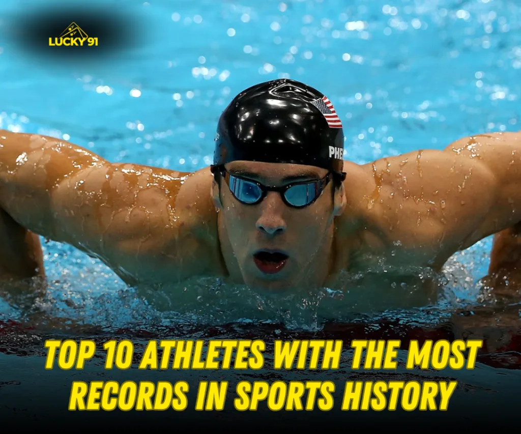 Top 10 Athletes with the Most Records in Sports History