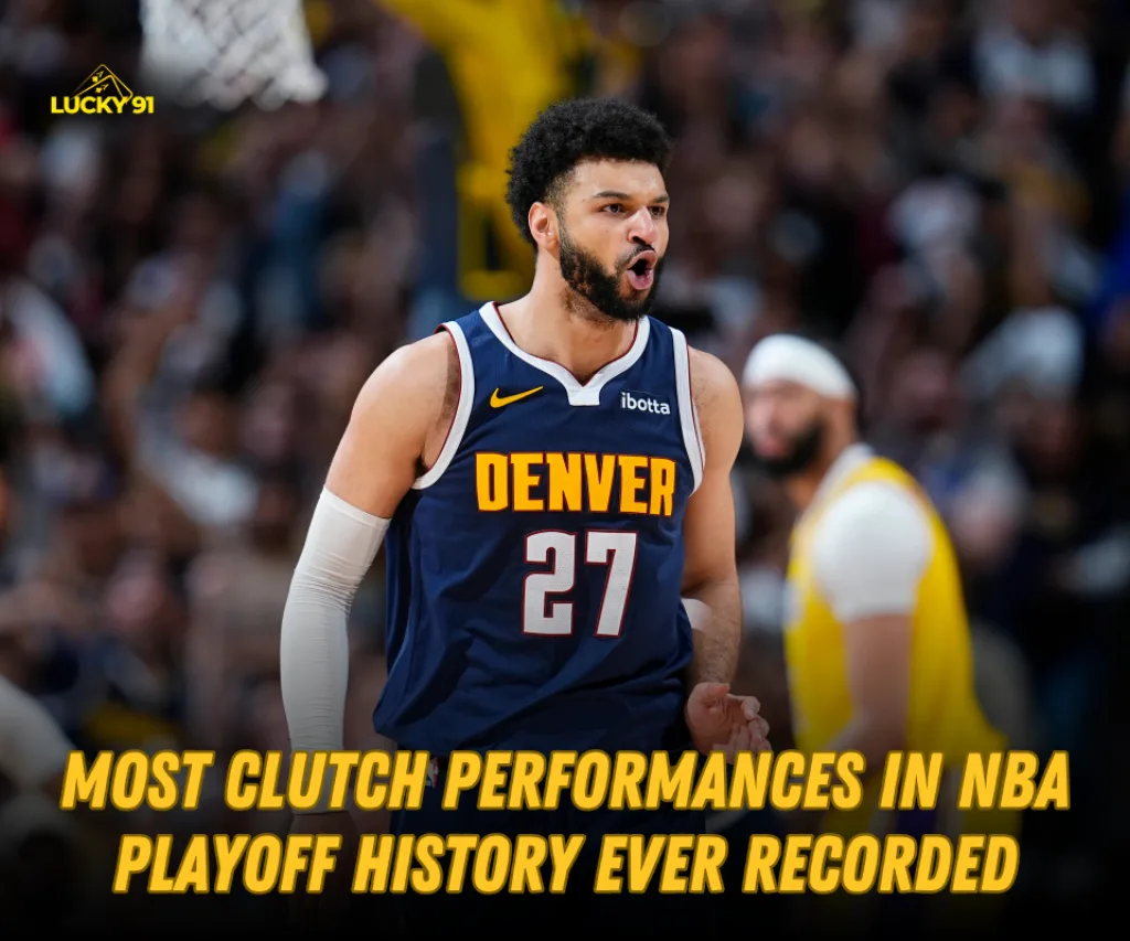 Most Clutch Performances in NBA Playoff History