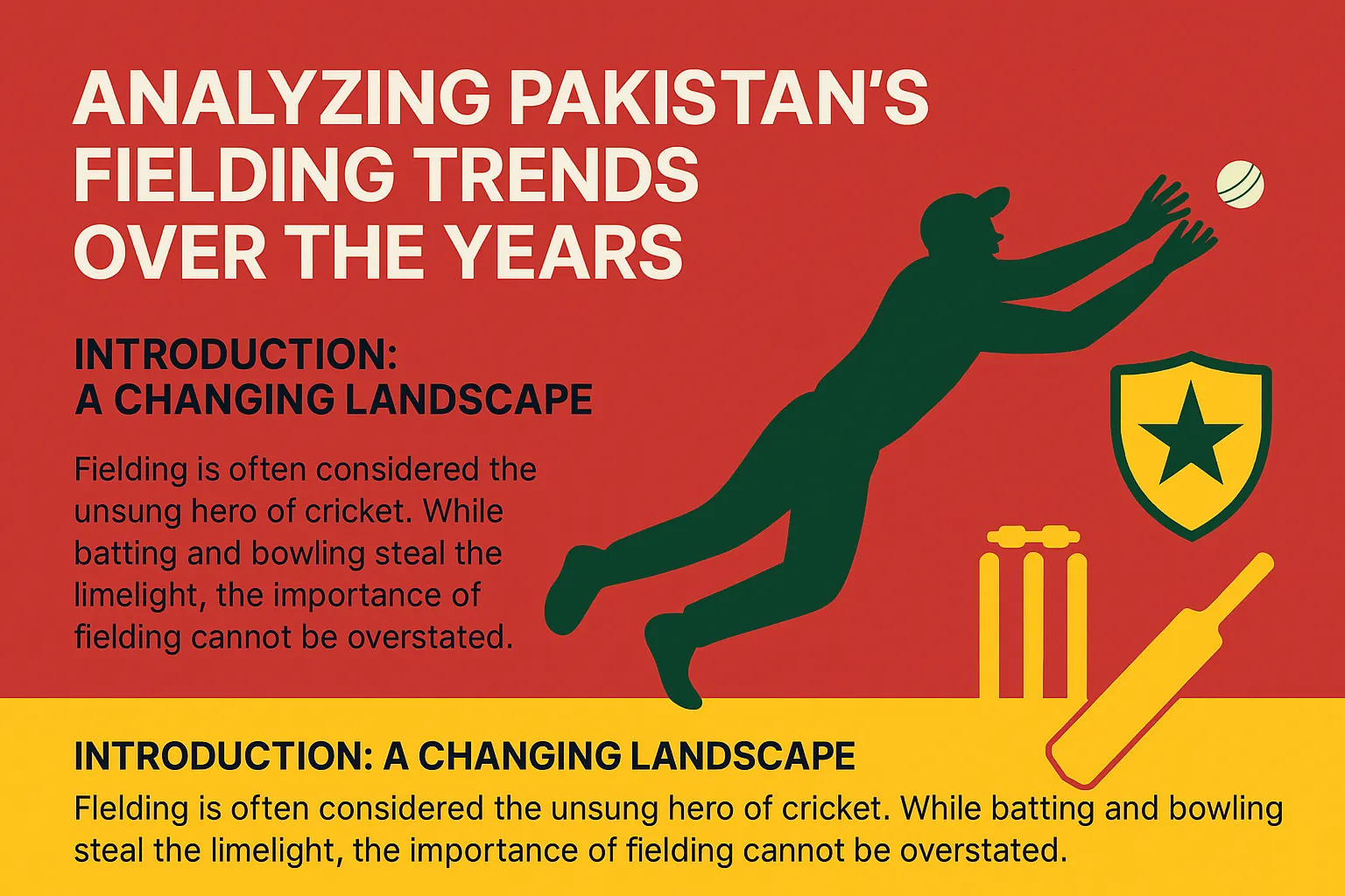 Foundations of Pakistan's Fielding